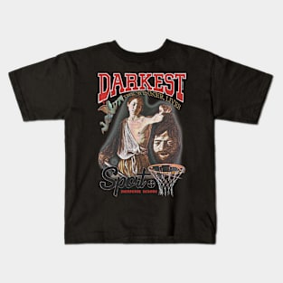 Darkest Sport Medieval League (David and Goliath) Kids T-Shirt